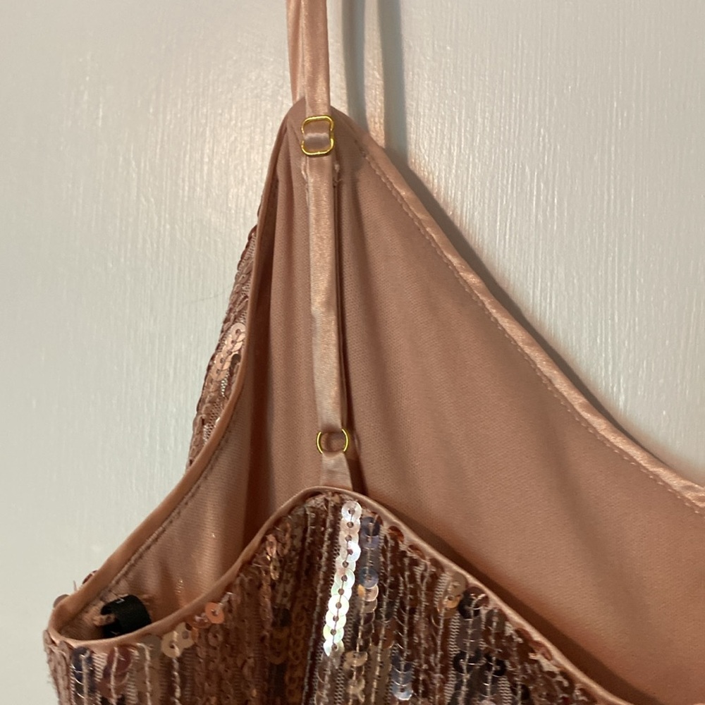 Laundry by Shelli Segal Sequin cocktail dress with sequin fringe - Picture 5 of 6